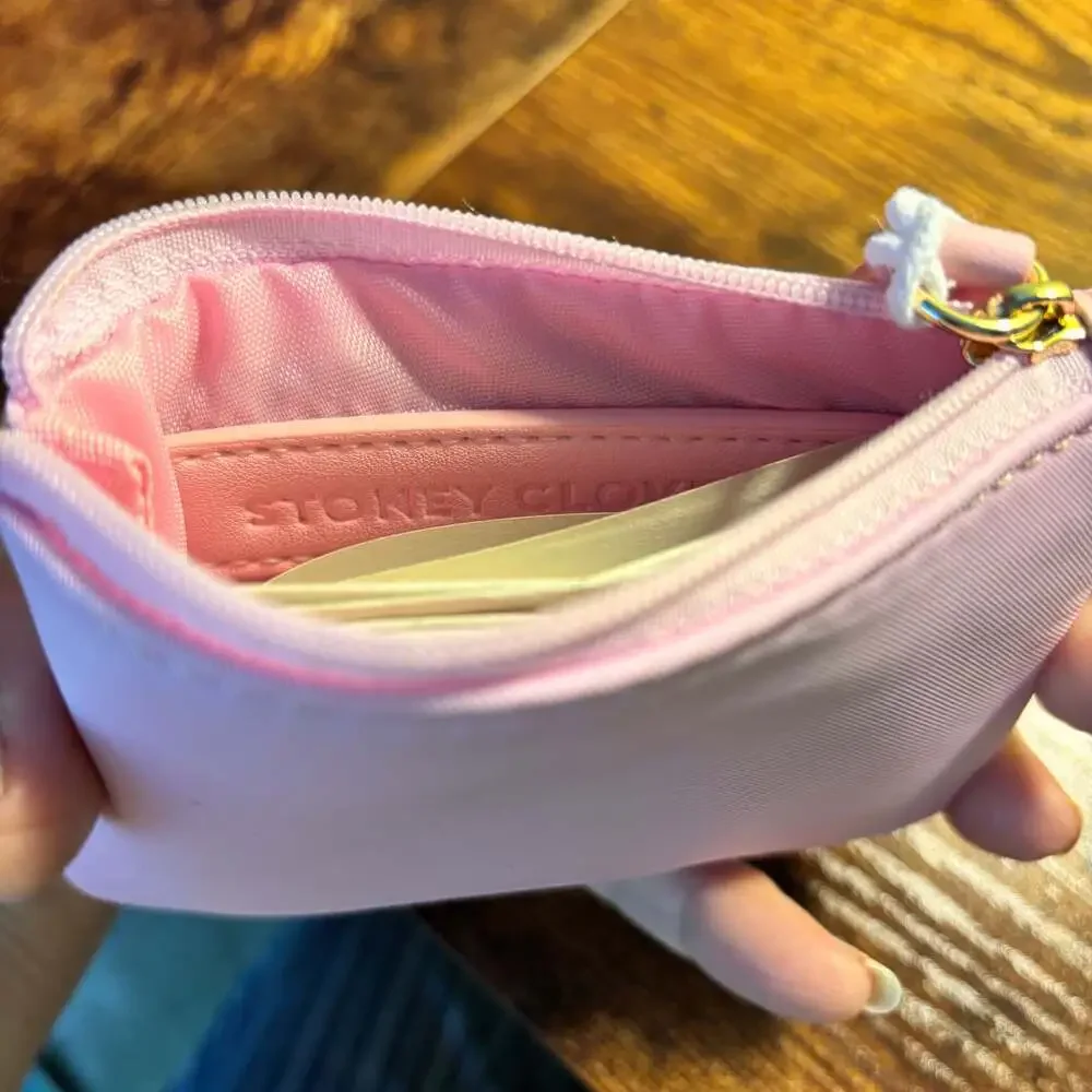 Stoney Clover Lane Pink‎ Zipped Card Case
